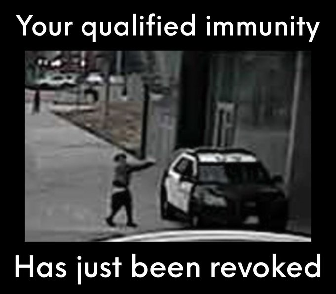Nobody is immune or above the law.